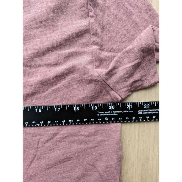 Aeropostale Choker Oversized Crop Tee Pink Womens Medium - Picture 11 of 12